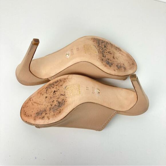 RAYE Nude Slip-on Sandals Heels - Picture 14 of 15